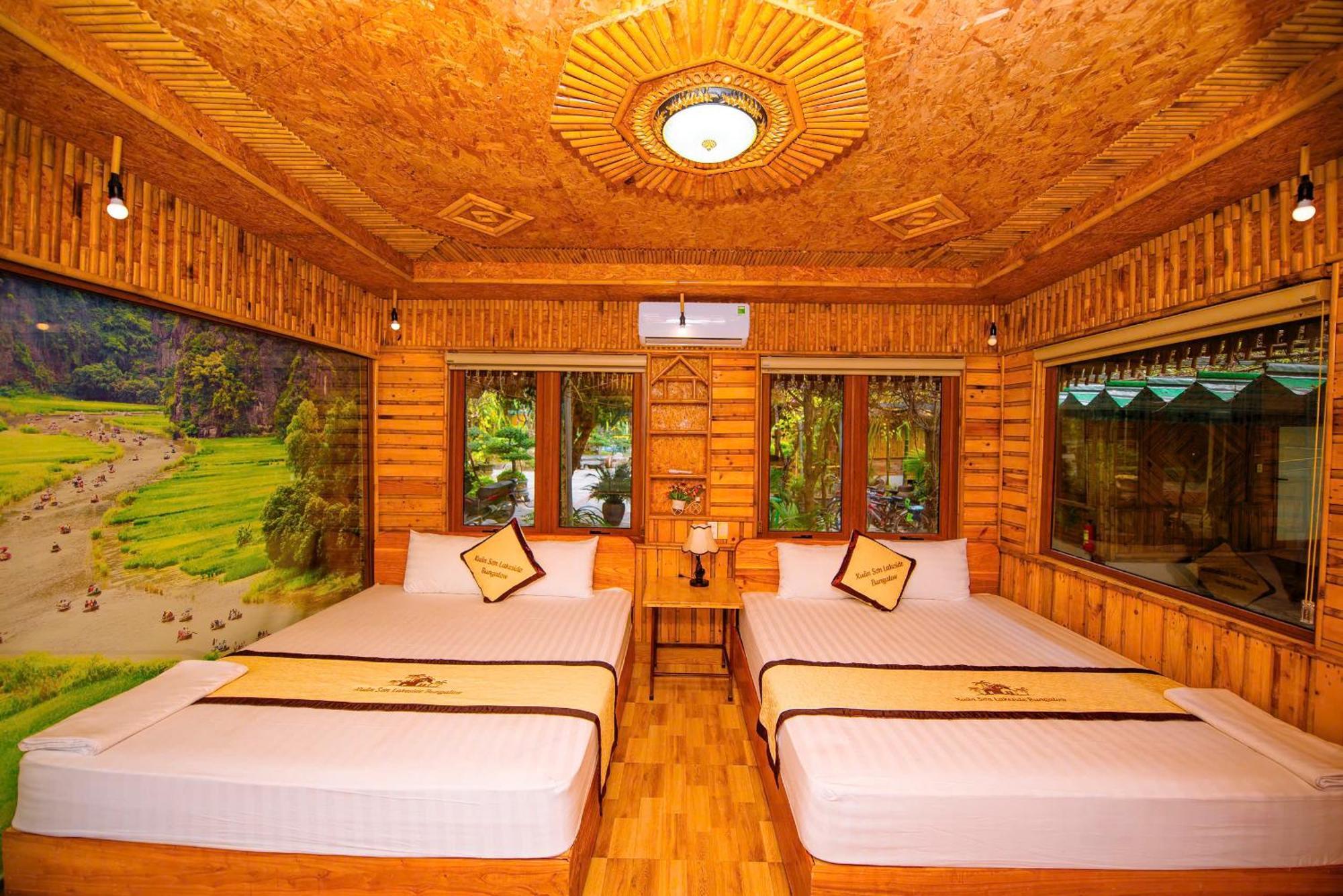 Xuan Son Lakeside Bungalow Нин Бин Екстериор снимка