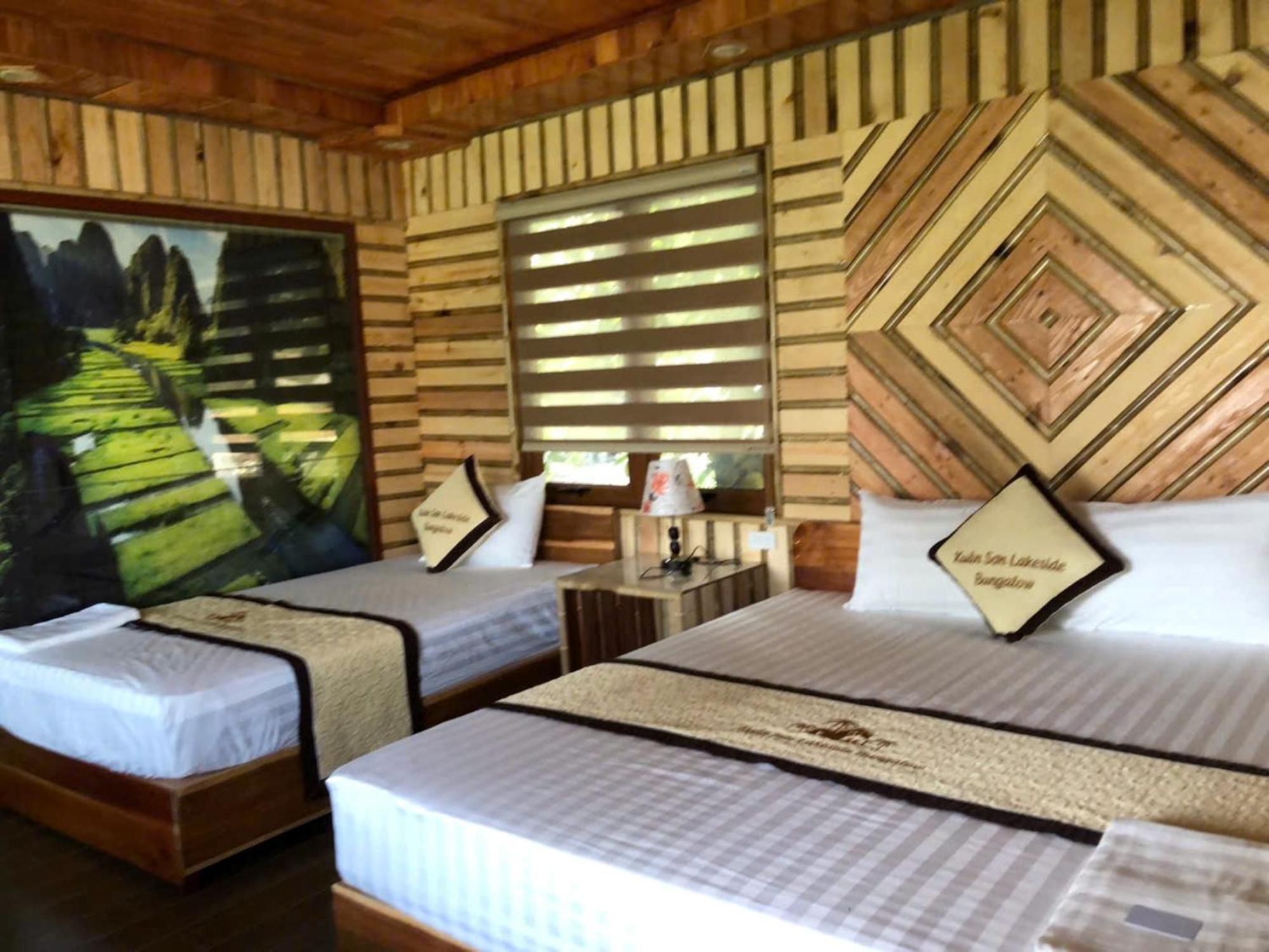 Xuan Son Lakeside Bungalow Нин Бин Екстериор снимка
