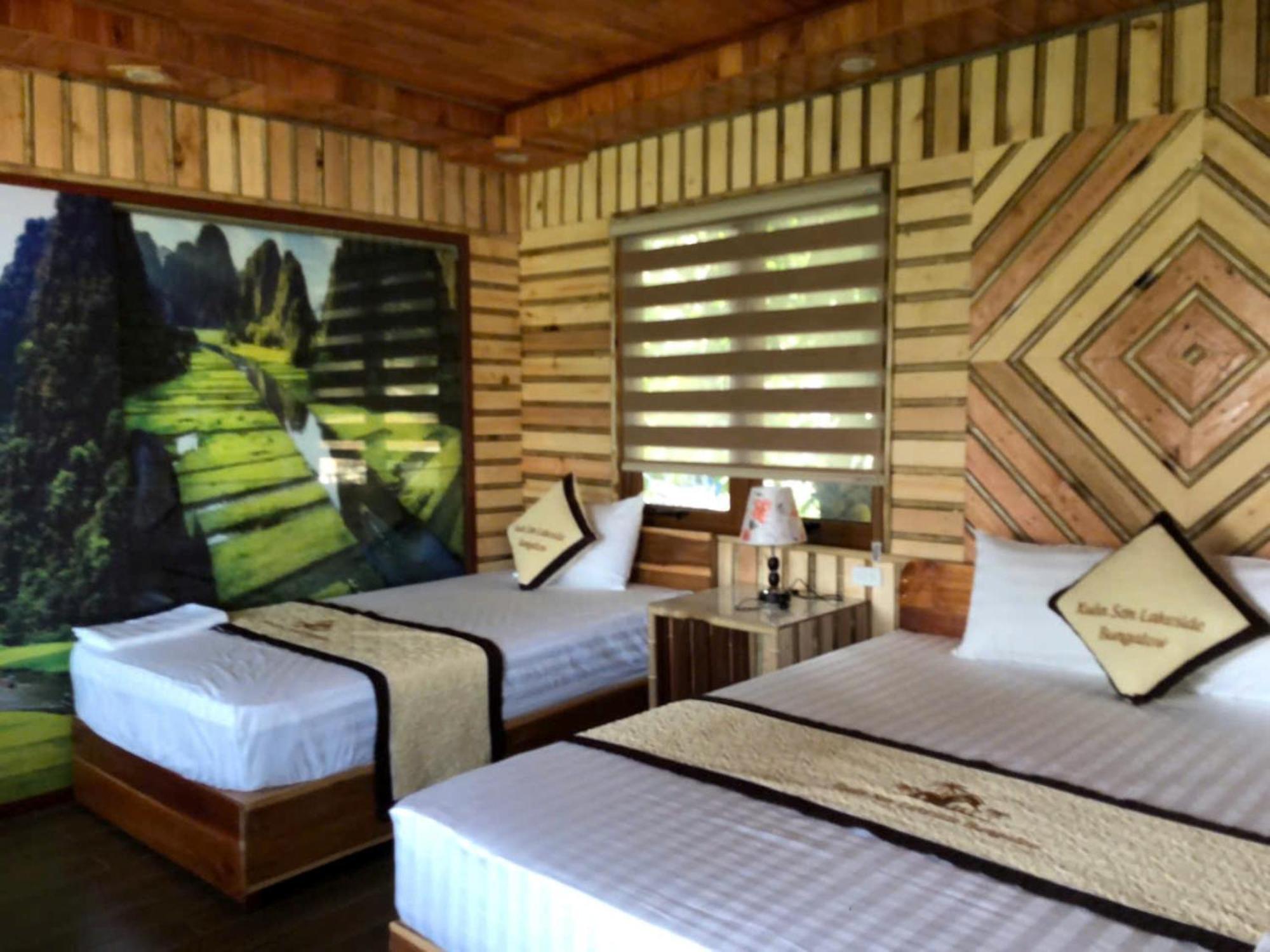 Xuan Son Lakeside Bungalow Нин Бин Екстериор снимка